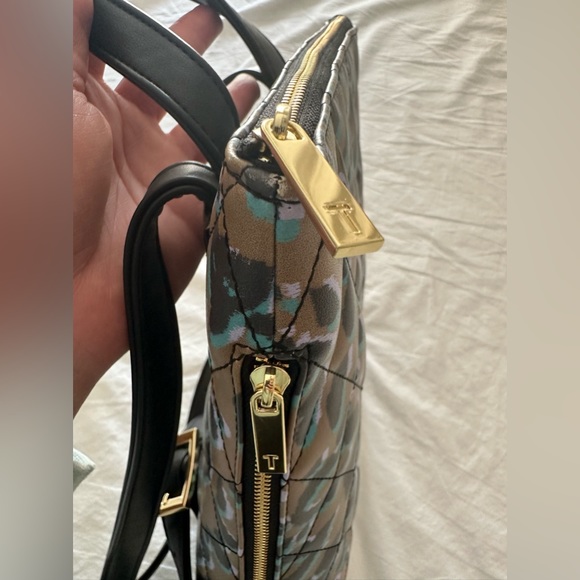 Ted Baker London - Quilted Leopard Animal print backpack - Picture 6 of 7